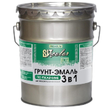 Грунт-эмаль темно-серая по ржавчине 3 в 1 "ВИТ Color" 10кг ГОСТ