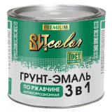 Грунт-эмаль красная по ржавчине 3 в 1 "ВИТ Color" 1,8л ГОСТ